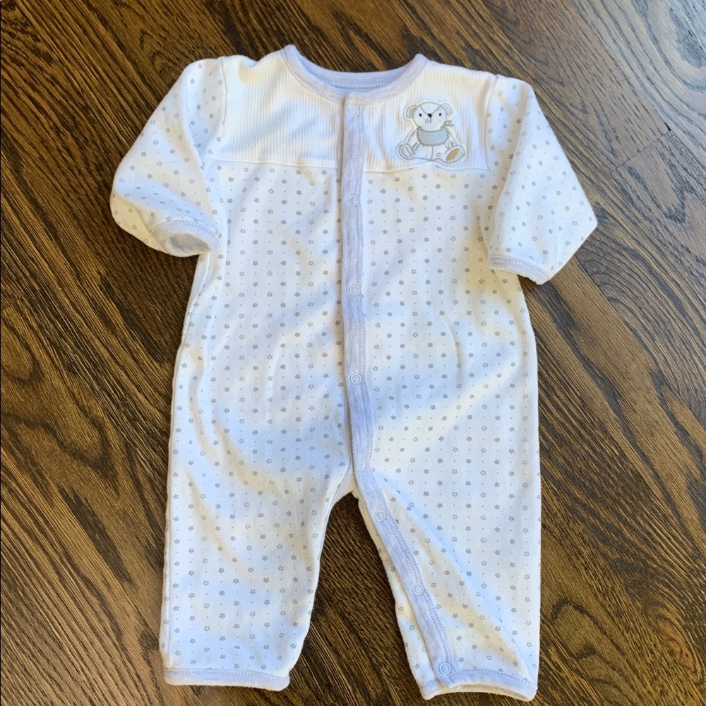 Adorable Baby Onesie with Bear Design - 3-6mo